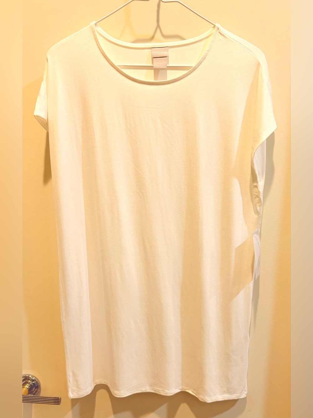 Chico's Touch of Cool White Wedge Tunic-0